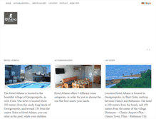 Tablet Screenshot of hotel-athena.gr